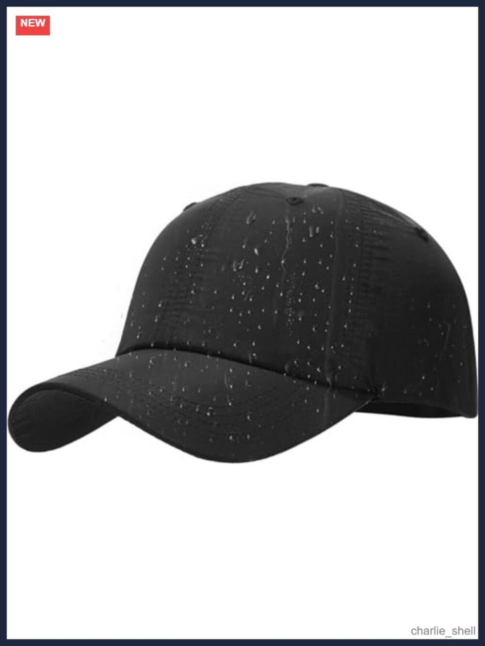 Waterproof Baseball Cap Breathable UPF50+ Quick Dry Adjustable Rain Hat